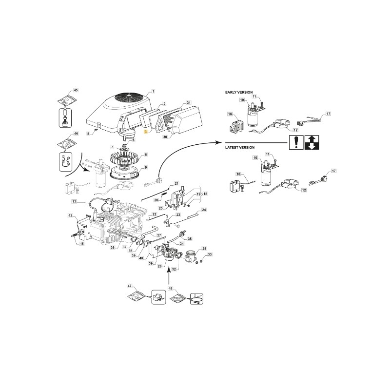 Prefiltro motor tractor cortacésped modelos ST400 ORIGINAL STIGA 118550527/0