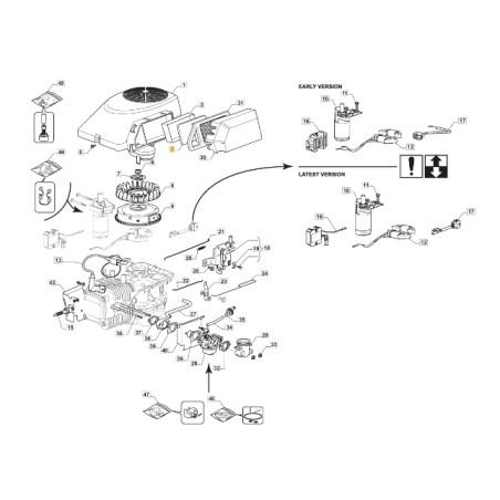 Pré-filtre moteur tracteur tondeuse modèles ST400 ORIGINAL STIGA 118550527/0 | Newgardenstore.eu