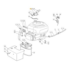 Motorschraube für Rasentraktormodelle ST400 ORIGINAL STIGA 112791213/1