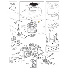 Motorschwungradmutter für Rasentraktormodelle ST400 ORIGINAL STIGA 118550237/0 | Newgardenstore.eu