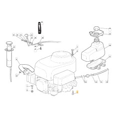 Schraube TE M8X35 Rasenmäher Modelle 46PD 48S SC92 ORIGINAL STIGA 112691100/0