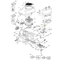 Régulateur de câblage tracteur modèles 1328H 1530H ORIGINAL STIGA 118550207/1 | Newgardenstore.eu