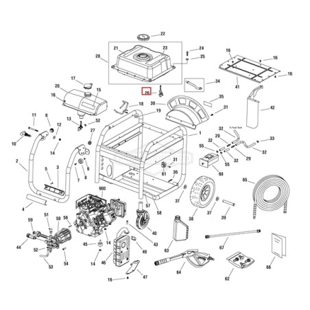 ORIGINAL BRIGGS & STRATTON válvula de combustible 209417GS | Newgardenstore.eu