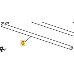 Rod connection transmissions ORIGINAL STIGA tractor Gyro 700e 137033115/0 | Newgardenstore.eu