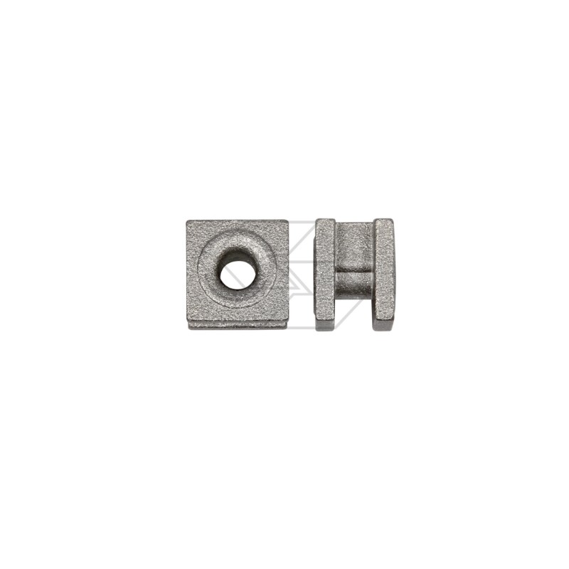 Square zamak thread holder with Farmer head internal diameter 4.5 mm R300339