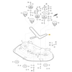 KEVLAR-Riemen für Traktormodelle ZT3107T ORIGINAL STIGA 1134-9214-01