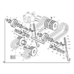 V-Belt TURBOGRASS models ORIGINAL GIANNI FERRARI 00.17.04.0390