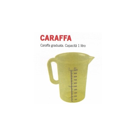 Caraffa graduata capacita 1 litro miscela olio benzina motosega decespugliatore | Newgardenstore.eu