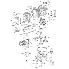 Junta de tractor de césped modelos 1328H ORIGINAL STIGA 118551229/0 | Newgardenstore.eu