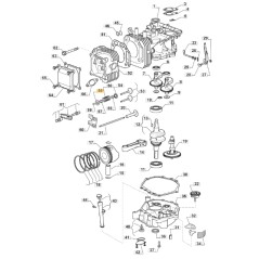 Arrêt de tracteur de pelouse modèles 1328H 1330M ORIGINAL STIGA 118551246/0