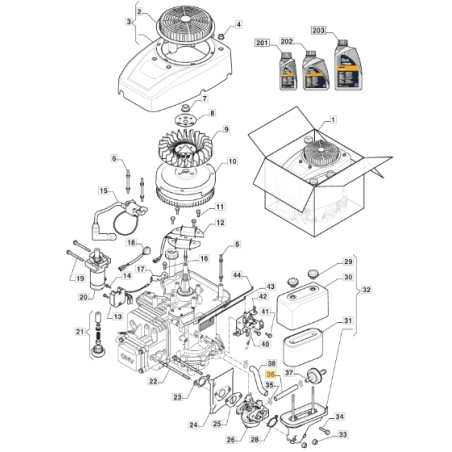 ORIGINAL STIGA Modell 98SD Traktor Kraftstoffschlauch 118551501/0 | Newgardenstore.eu