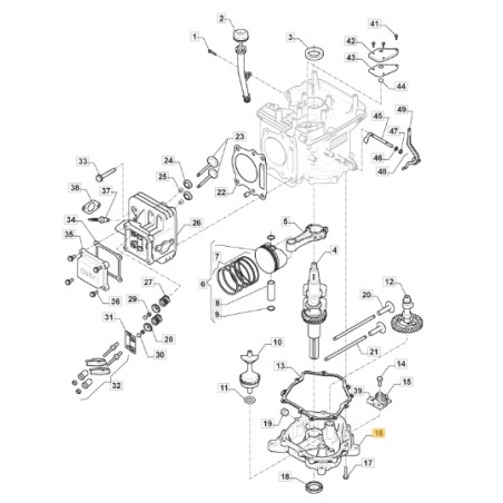 Couvercle de moteur de tracteur de pelouse ORIGINAL STIGA 118551425/0 | Newgardenstore.eu