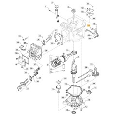 Tractor regulator shaft models 1328H 1330M ORIGINAL STIGA 118550936/0 | Newgardenstore.eu