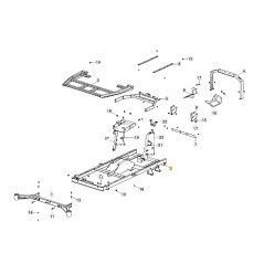 Bastidor para tractor cortacésped modelos GYRO900e ORIGINAL STIGA 387800067/0 | Newgardenstore.eu