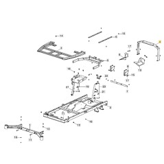 Bracket for lawn tractor models GYRO900e ORIGINAL STIGA 387773617/0 | Newgardenstore.eu