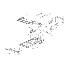 Support de guidage droite-gauche pour de tracteur ORIGINAL STIGA 337785175/0