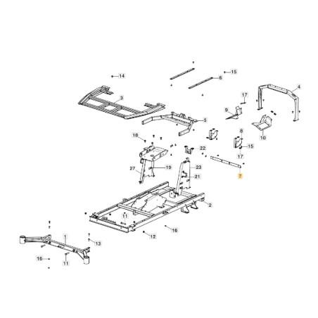 ORIGINAL STIGA tractor panel bracket GYRO900e models 337774251/0 | Newgardenstore.eu