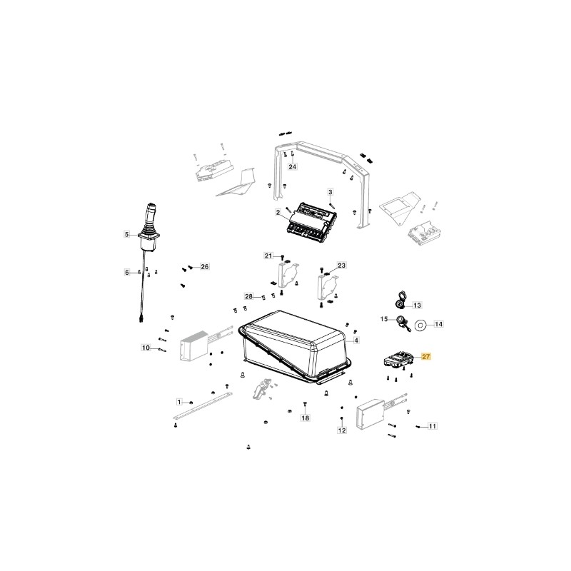 Armaturenbrett Rasentraktor Modelle GYRO900e ORIGINAL STIGA 387722404/0