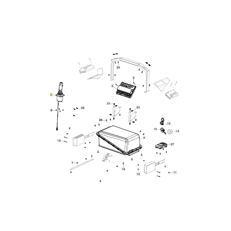 Joystick Rasentraktor Modelle GYRO900e ORIGINAL STIGA 118425001/0