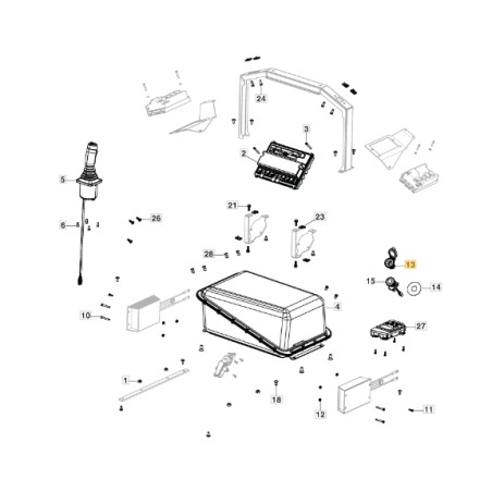 Toma de carga USB para tractores de césped ORIGINAL STIGA 118450201/1 | Newgardenstore.eu