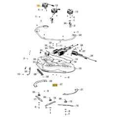 Lames de moteur DX tracteur de pelouse ORIGINAL STIGA 118563761/0 | Newgardenstore.eu