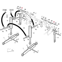 ORIGINAL GIANNI FERRARI 00.74.05.3216 lawn mower tractor bush support | Newgardenstore.eu