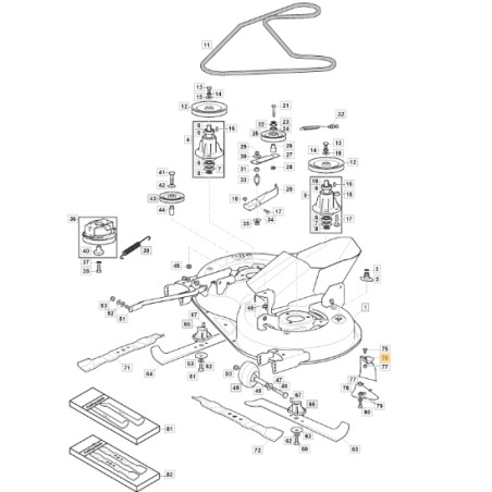 Rasenmäher Modelle 1330M ORIGINAL STIGA 325140108/0 | Newgardenstore.eu