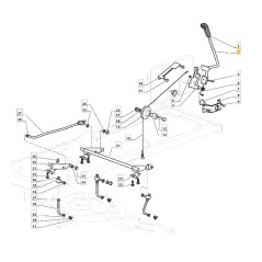 Levier de levage pour tracteur plat modèles 1538SD ORIGINAL STIGA 382318229/0 | Newgardenstore.eu