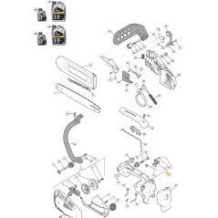 Mango de motosierra ORIGINAL STIGA modelos SPR270 SPR270C 6995240 | Newgardenstore.eu