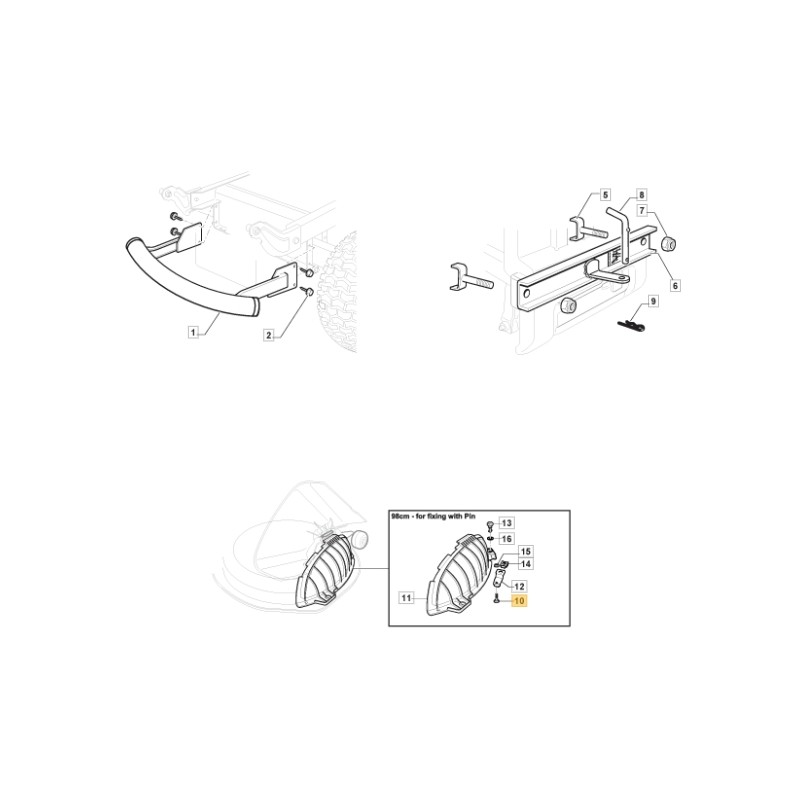 Screw M6X12 lawn tractor models 1438M-SD ORIGINAL STIGA 112815206/0