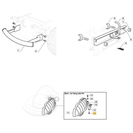 Screw M6X12 lawn tractor models 1438M-SD ORIGINAL STIGA 112815206/0 | Newgardenstore.eu