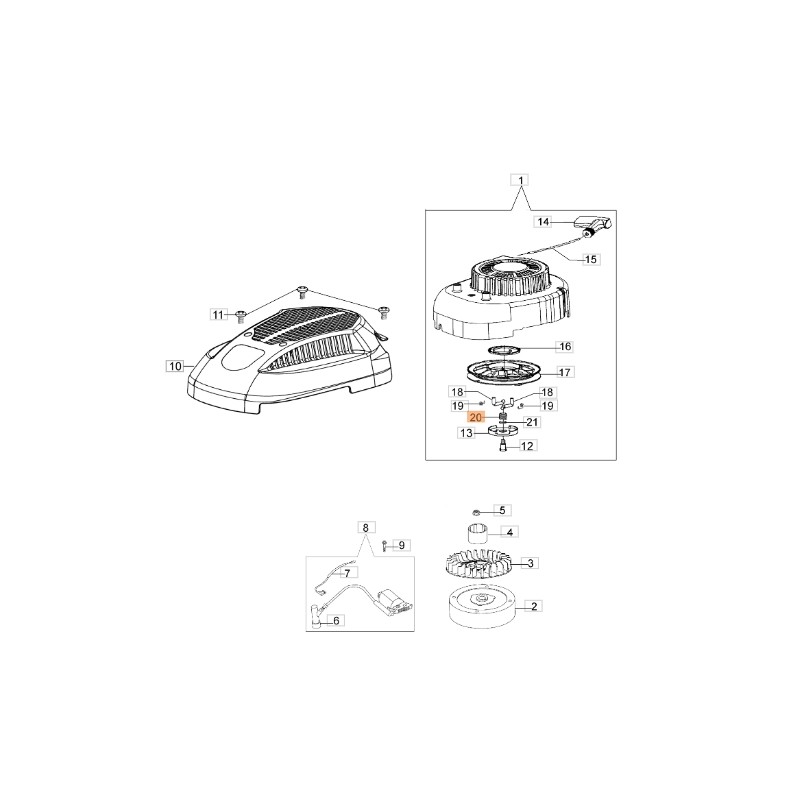 Molla transporter modelli CR270K CR340K ORIGINALE OLEOMAC L66150262