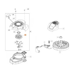 Puleggia rasaerba modelli G44PKCOMFORTPLUS ORIGINALE OLEOMAC L66152075