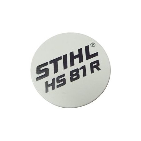 Plaque signalétique du taille-haie HS81R ORIGINAL STIHL modèles 42379671500 | Newgardenstore.eu