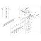 Kit ORIGINAL OLEOMAC Messer für Heckenschere BCH 250 D - HH 30 BF000093R