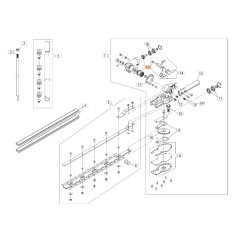 Kit ingranaggi ORIGINALE OLEOMAC tagliasiepi BCH 250 D - HH 30 61460096 | Newgardenstore.eu