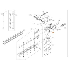 Engranaje ORIGINAL OLEOMAC cortadora de setos BCH 250 D - HH 30 BF000100R