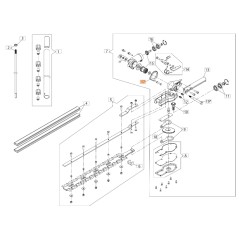 Bague ORIGINALE OLEOMAC pour taille-haies BCH 250 D - HH 30 BF000111R