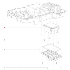 Batterie H1500E ORIGINAL BLUEBIRD robot tondeuse NAVIMOW H1500E AB12.01.00.0234