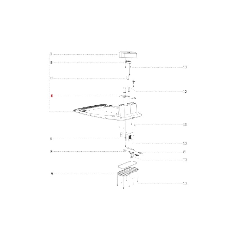 Conexión de recarga ORIGINAL BLUEBIRD robot cortacésped NAVIMOW H500E AB.50.0017.29