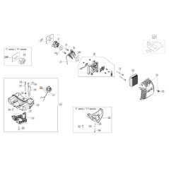 Bouchon de réservoir ORIGINAL OLEOMAC pour unités moteur BC 300 D 50340265R