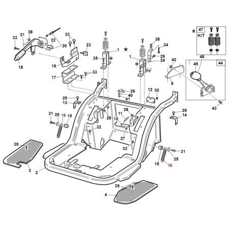 Molla di compensazione ORIGINALE GIANNI FERRARI trattorino 95070000001 | Newgardenstore.eu