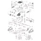 Plat support moteur ORIGNALE BLUEBIRD faucheuse FM 23-53 3020100110130