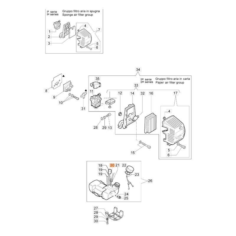 Tubo carburante ORIGINALE OLEOMAC decespugliatore 746 S - 446BP - 725D 3073021AR