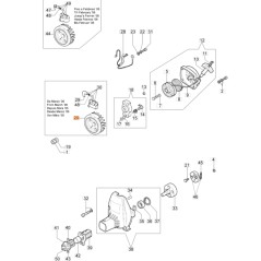 Volante ORIGINAL OLEOMAC desbrozadora 453 BP Ergo - 753 S - 753 T 61110292R