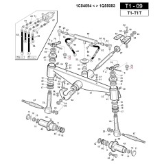 Mutter M14x1.5 Traktor Modelle TURBO1 ORIGINAL GIANNI FERRARI 00.26.05.1090