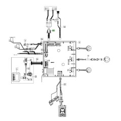 Cablaggio sensore ultrasuoni ORIGINALE WORX robot tagliaerba rasaerba XR50036868 | Newgardenstore.eu