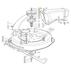 Levier de commande du lave-linge tracteur ORIGINAL STIGA 125670007/0