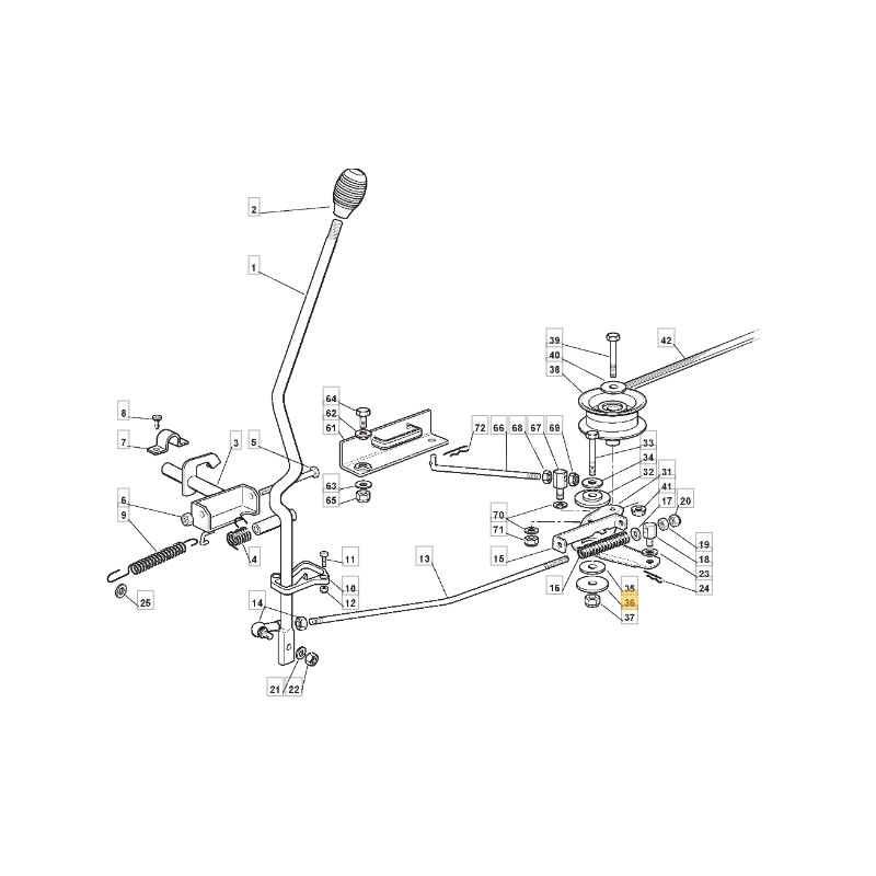 Rosette M8 Rasentraktor Modelle 1163X ORIGINAL STIGA 112523070/0