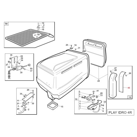 Renforcement des cheminées modèles PG SR ORIGINAL GIANNI FERRARI 95142201001 | Newgardenstore.eu